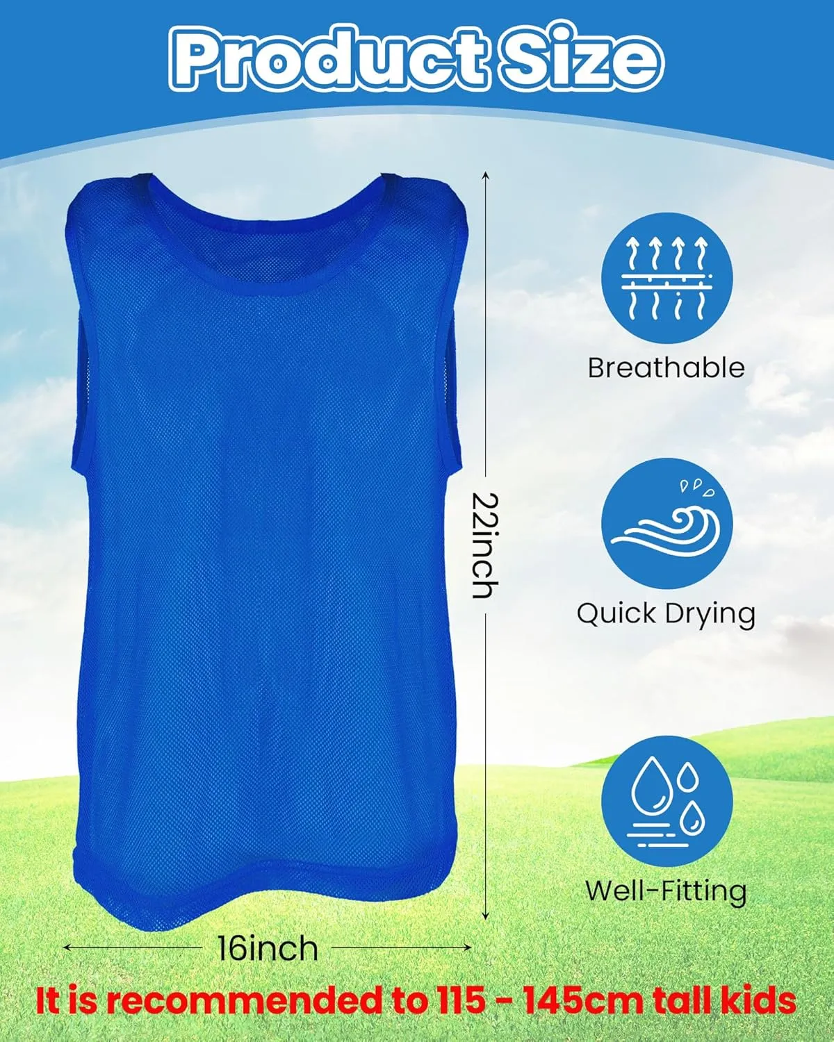 36 Pcs Pennies for Sports Youth Football Practice Jersey Adult Basketball Soccer Hockey Pinnies Kids Scrimmage Jerseys