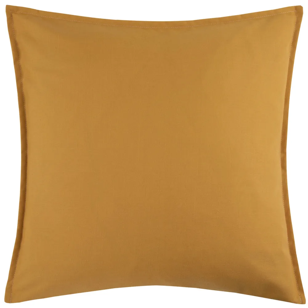 Alfresco Outdoor Square Oxford Cushion Ochre