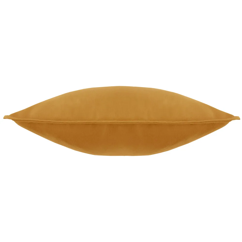 Alfresco Outdoor Square Oxford Cushion Ochre