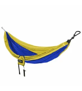 Castaway Single Travel Hammock - Yellow/Royal