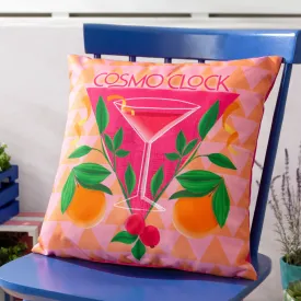 Cosmo O' Clock Outdoor Cushion Pink