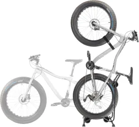 CyclingDeal Upright Fat Tire Bike Stand - Vertical & Horizontal Bicycle Stand Bicycle Storage - Premium Vertical Bike Rack Garage - Bicycle Rack Bike Storage Stand - Wheel Size up to 29"