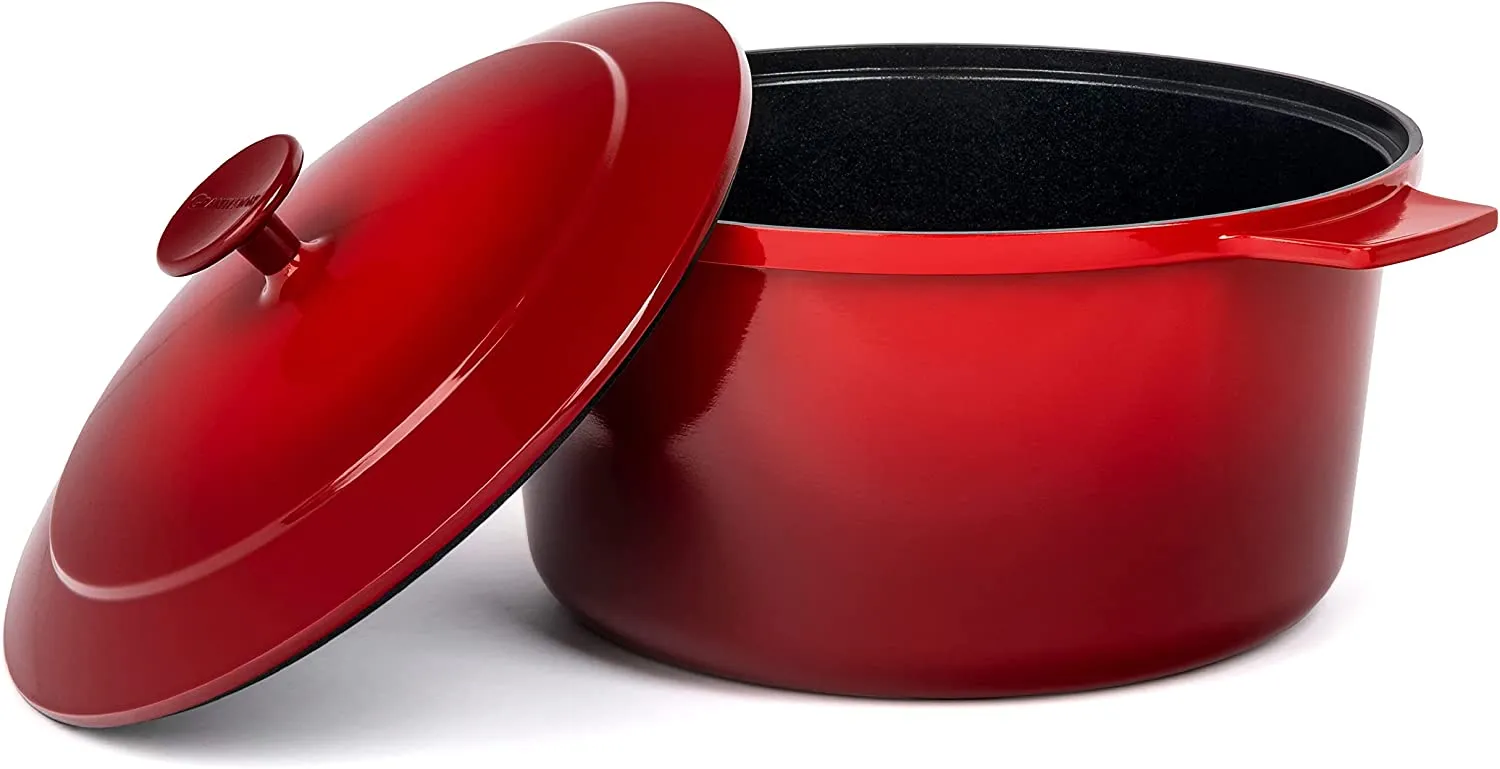 Granitestone Durable Dutch Oven 6.5QT with Self-Basting Lid Technology