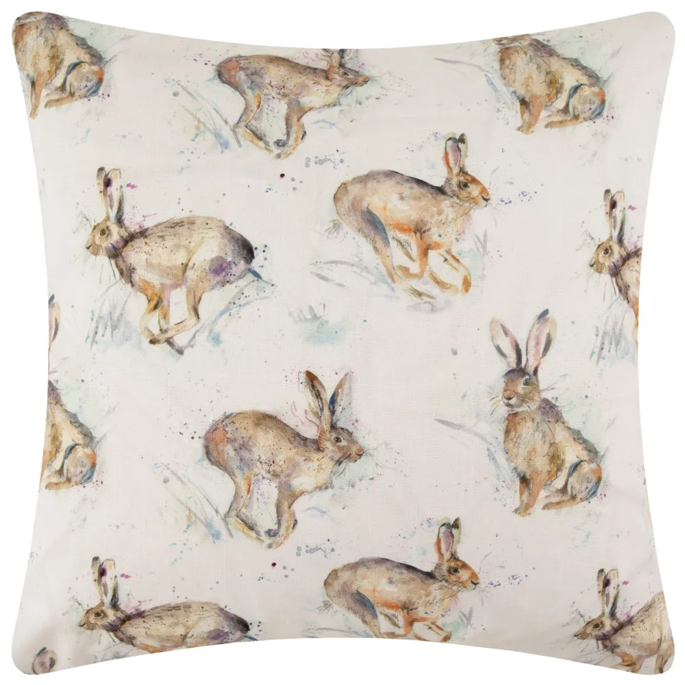 Harriet Hare Outdoor Cushion Blue