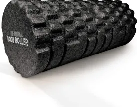 High Density Foam Roller Massager for Deep Tissue Massage of The Back and Leg Muscles - Self Myofascial Release of Painful Trigger Point Muscle Adhesions