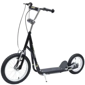 HOMCOM Stunt Scooter with 16" Wheels - Black