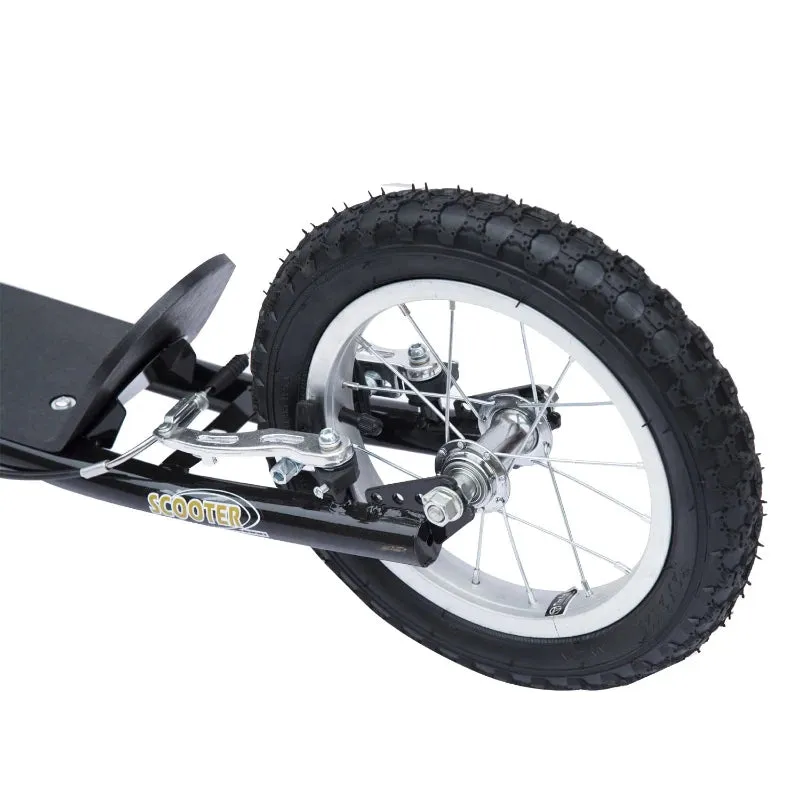 HOMCOM Stunt Scooter with 16" Wheels - Black