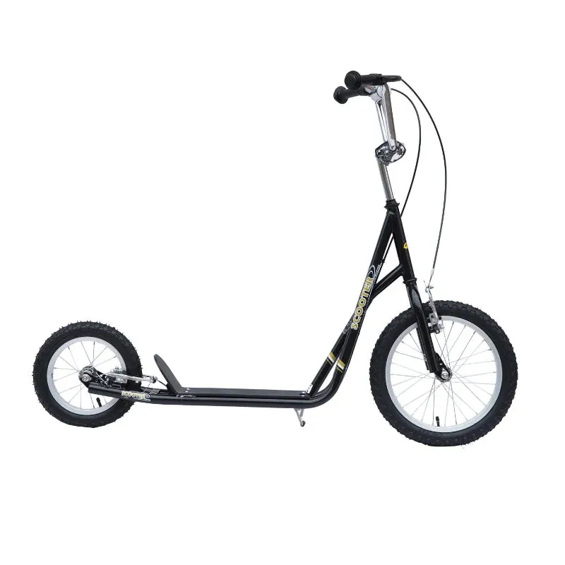 HOMCOM Stunt Scooter with 16" Wheels - Black