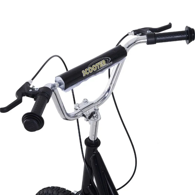 HOMCOM Stunt Scooter with 16" Wheels - Black
