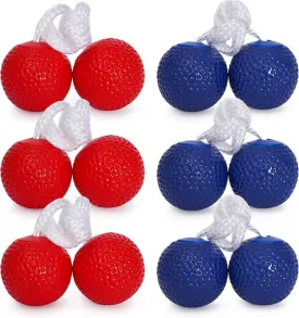 KH Ladderball Balls Set Replacement Balls Ladder Toss Game Balls Soft Golf Balls Safe for Kids(6 Pack)