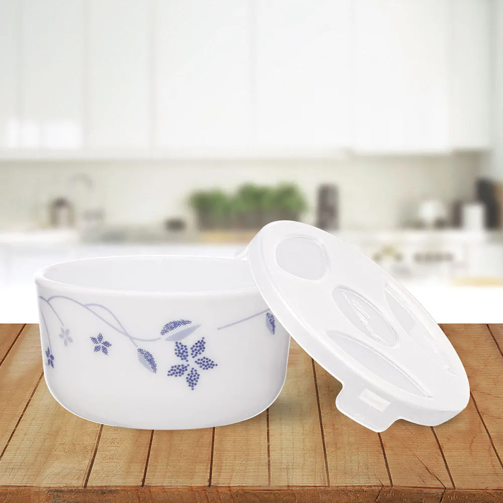 Larah by Borosil Flora Katori w Lid