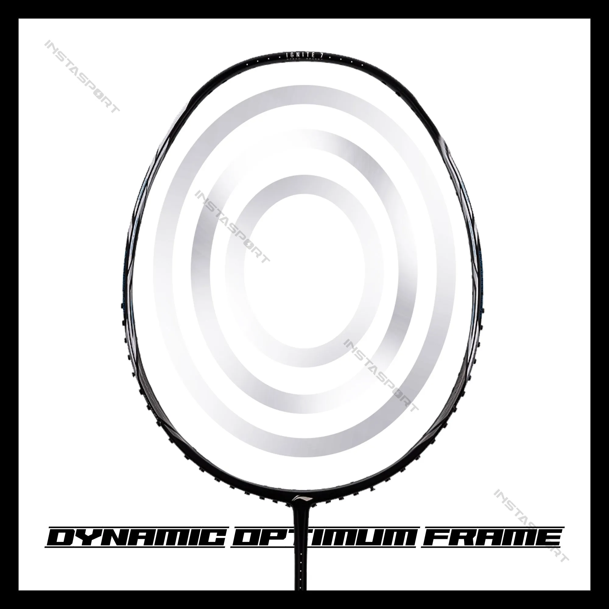 Li-Ning Ignite 7 Badminton Racket (Black/Silver)