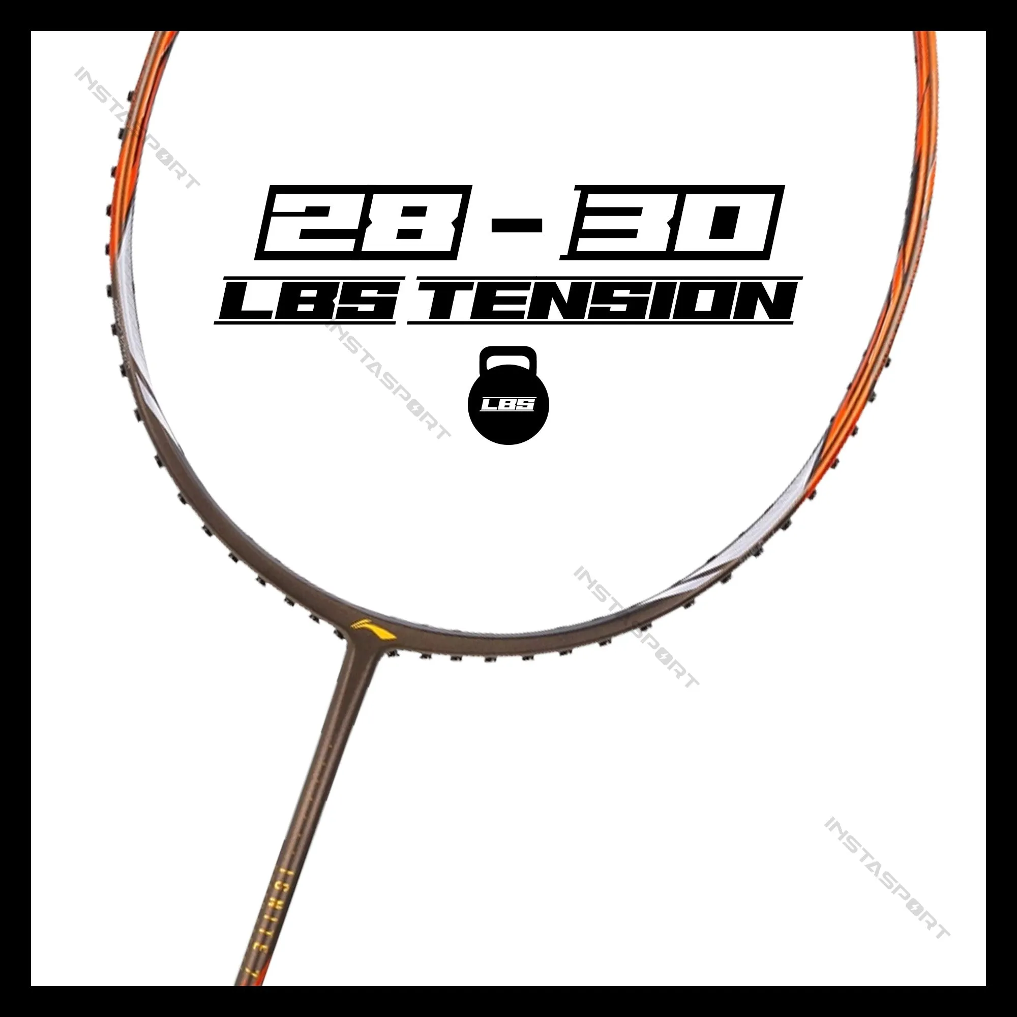 Li-Ning Ignite 7 Badminton Racket (Olive Grey/ Orange)