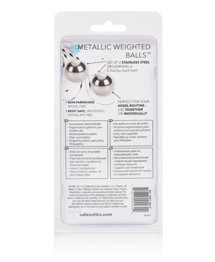 Metalic Weighted Orgasm Balls,