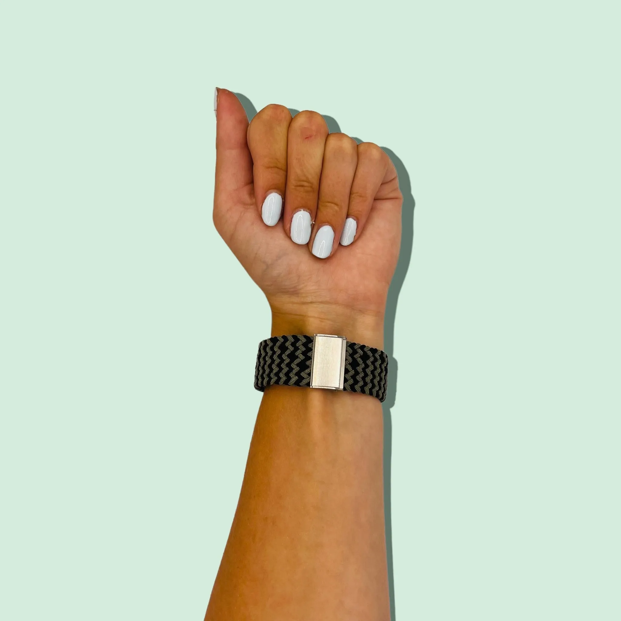 Nylon Braided Loop Watch Straps Compatible with the Polar Ignite