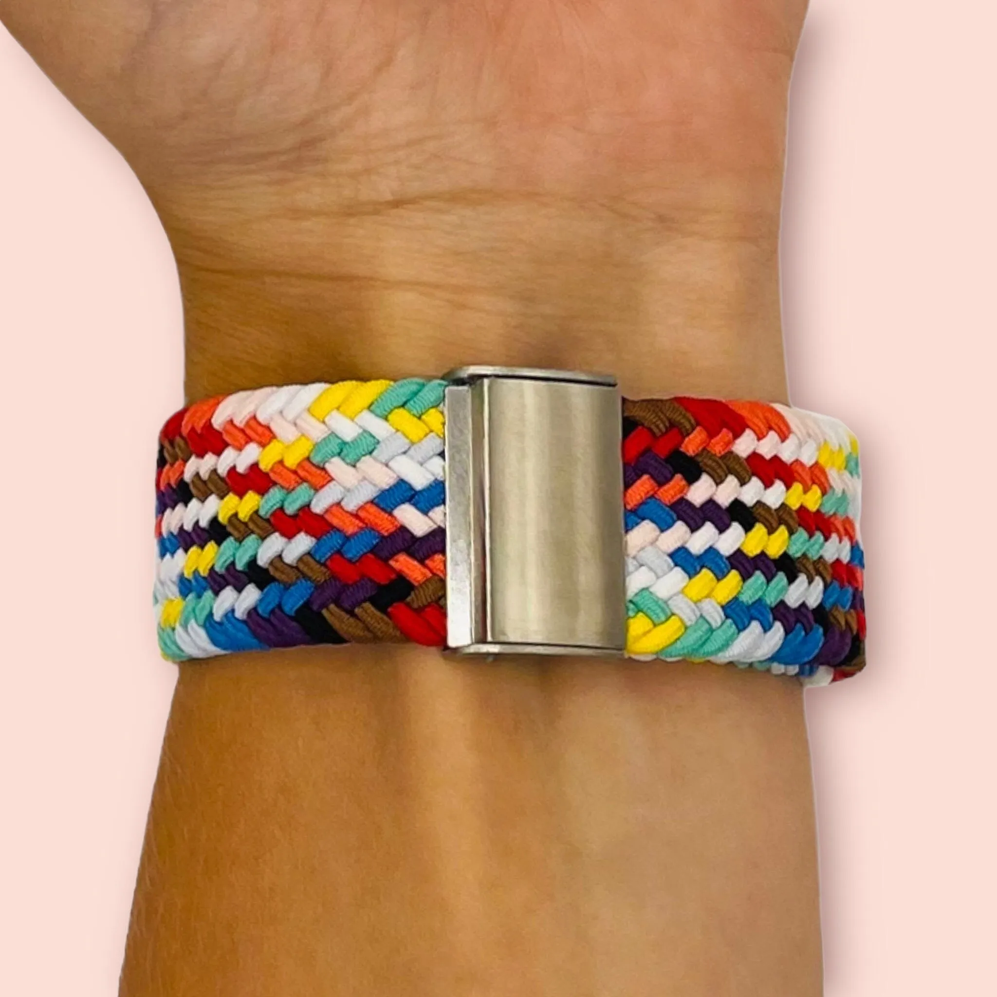 Nylon Braided Loop Watch Straps Compatible with the Polar Ignite