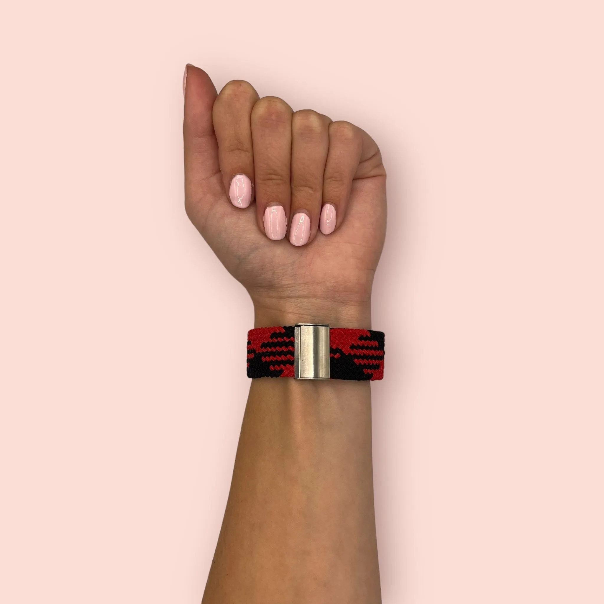 Nylon Braided Loop Watch Straps Compatible with the Polar Ignite