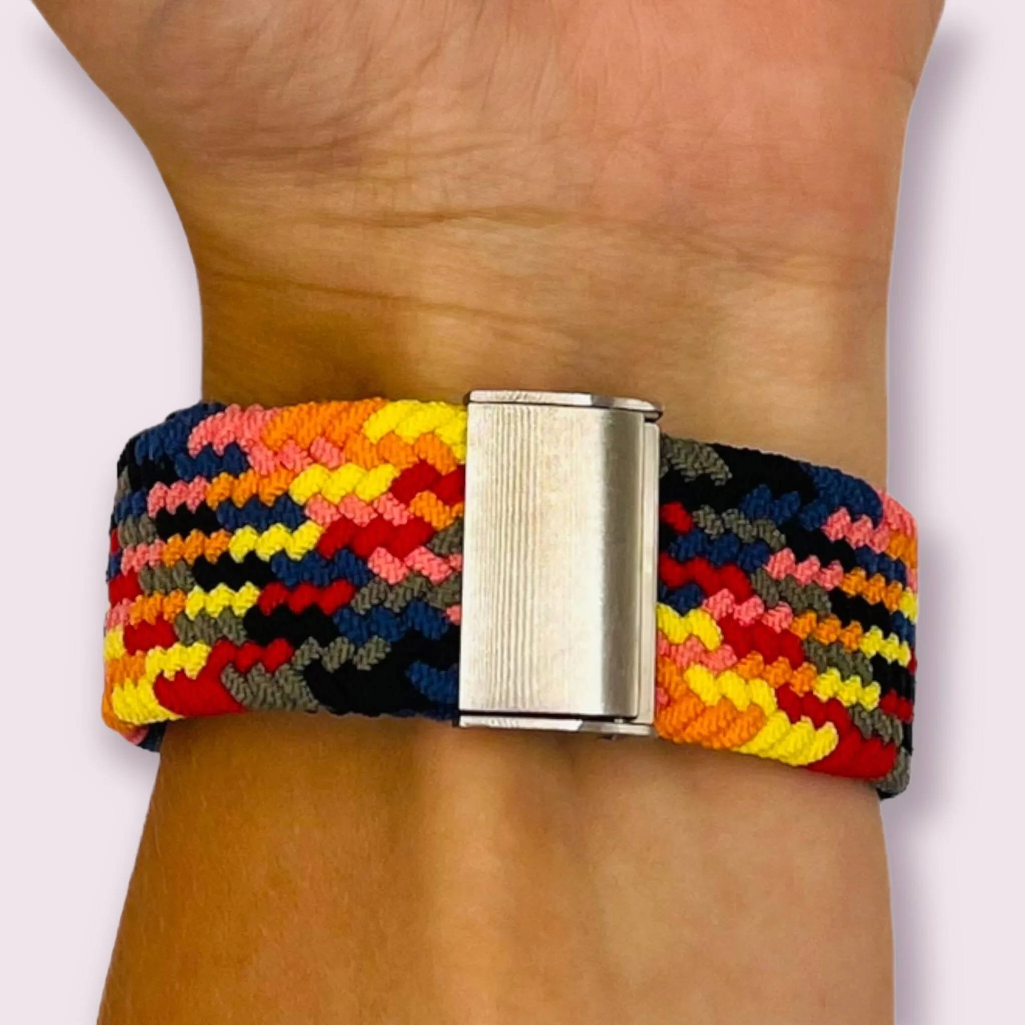 Nylon Braided Loop Watch Straps Compatible with the Polar Ignite