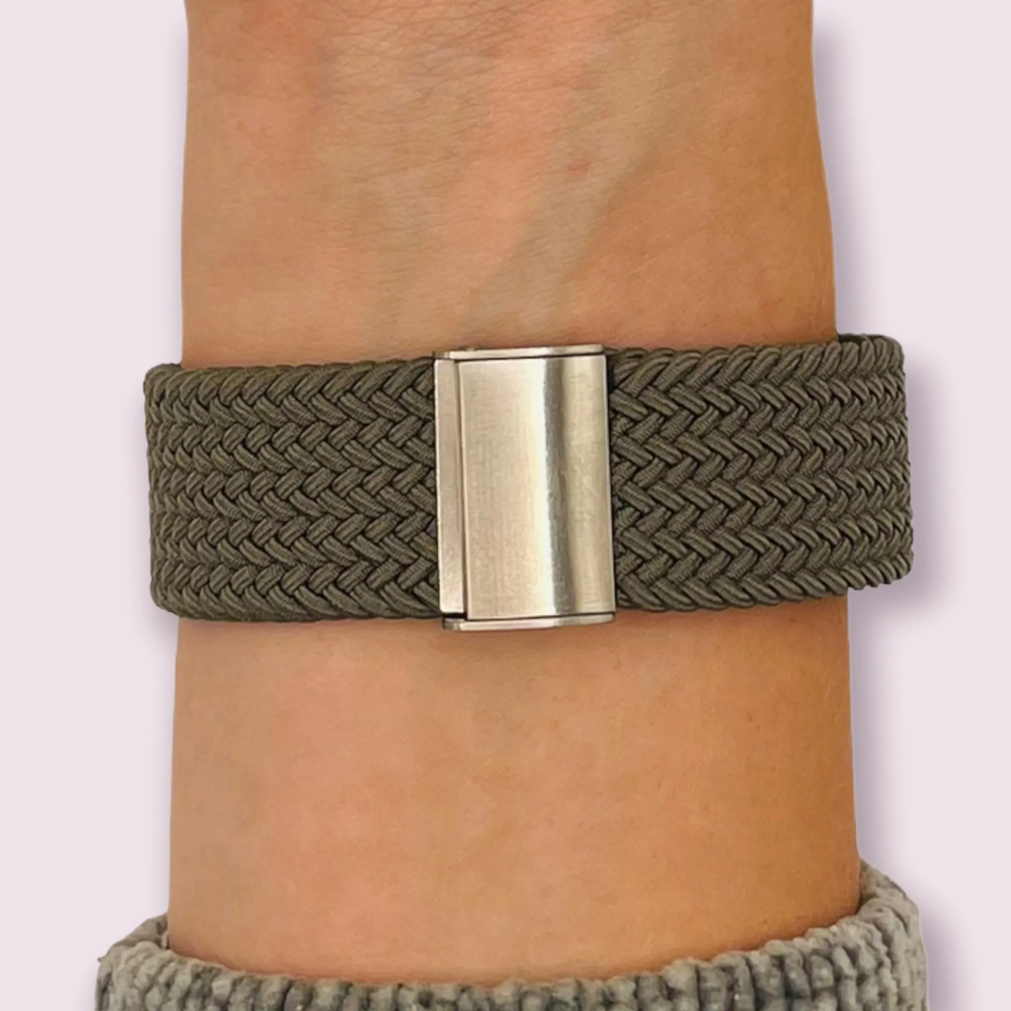 Nylon Braided Loop Watch Straps Compatible with the Polar Ignite