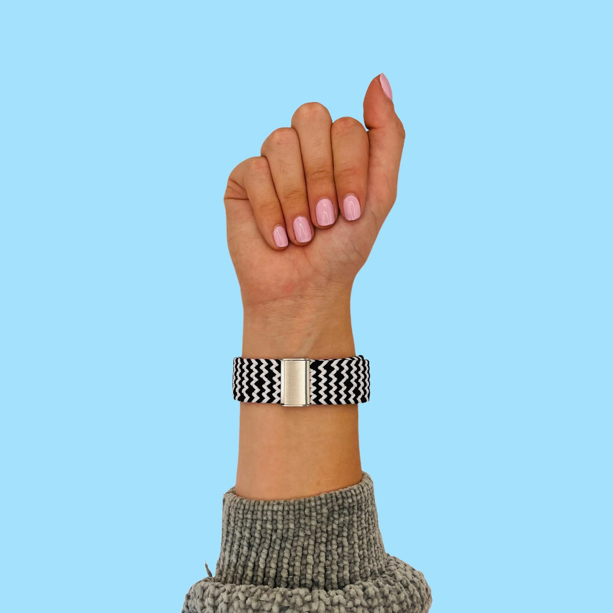 Nylon Braided Loop Watch Straps Compatible with the Polar Ignite