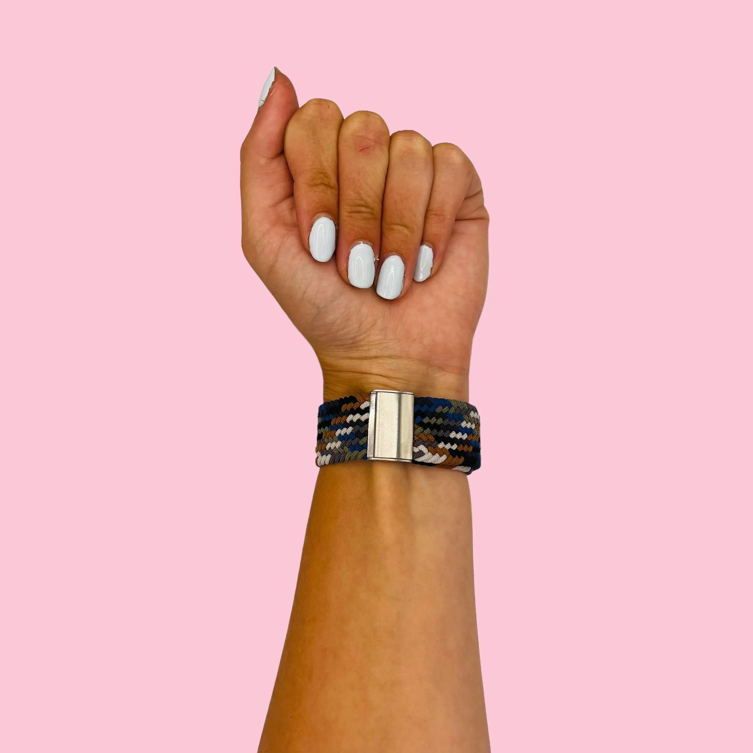 Nylon Braided Loop Watch Straps Compatible with the Polar Ignite