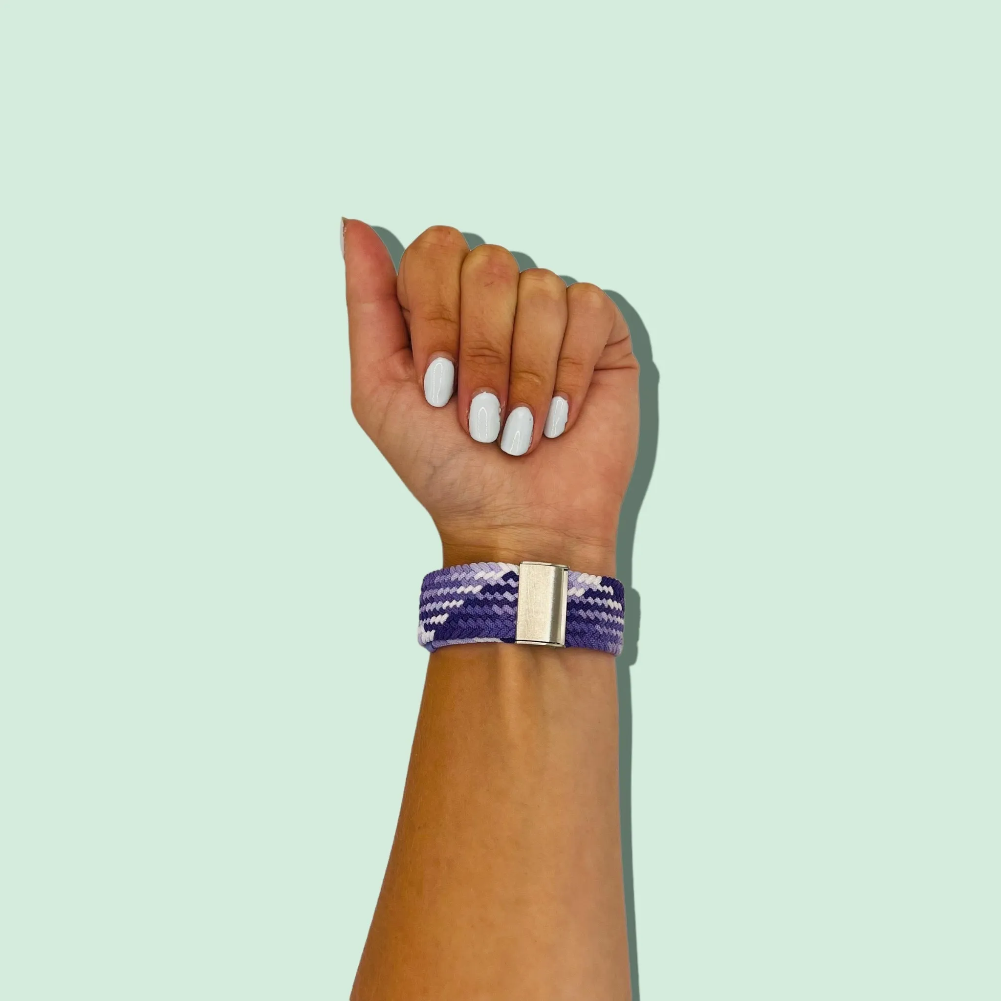 Nylon Braided Loop Watch Straps Compatible with the Polar Ignite