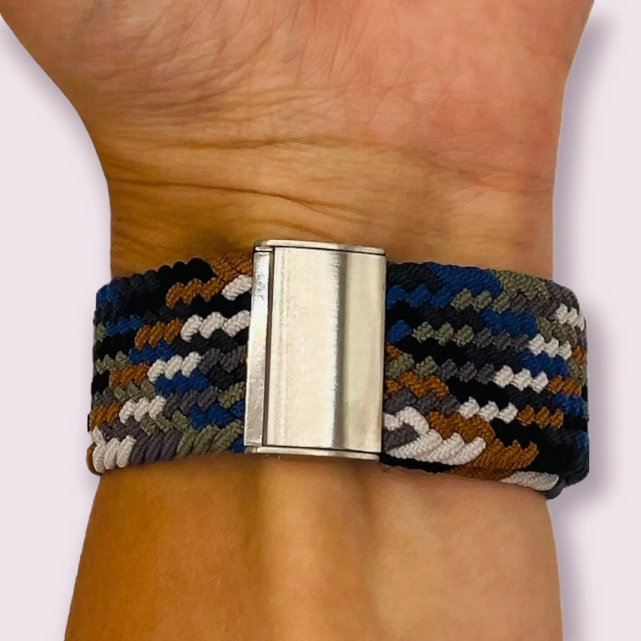 Nylon Braided Loop Watch Straps Compatible with the Polar Ignite