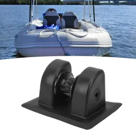 PVC Anchor Tie Off Patch Anchor Holder Wheel,Kayak Anchor Holder Row Roller,Sturdy Inflatable Boat Anchor Holder,for Inflatable Rubber Boats, Rafts, Yachts, Kayaks and Fishing Boats(Black)