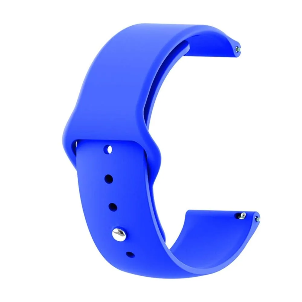 Silicone Button Style Watch Straps Compatible with Polar Ignite