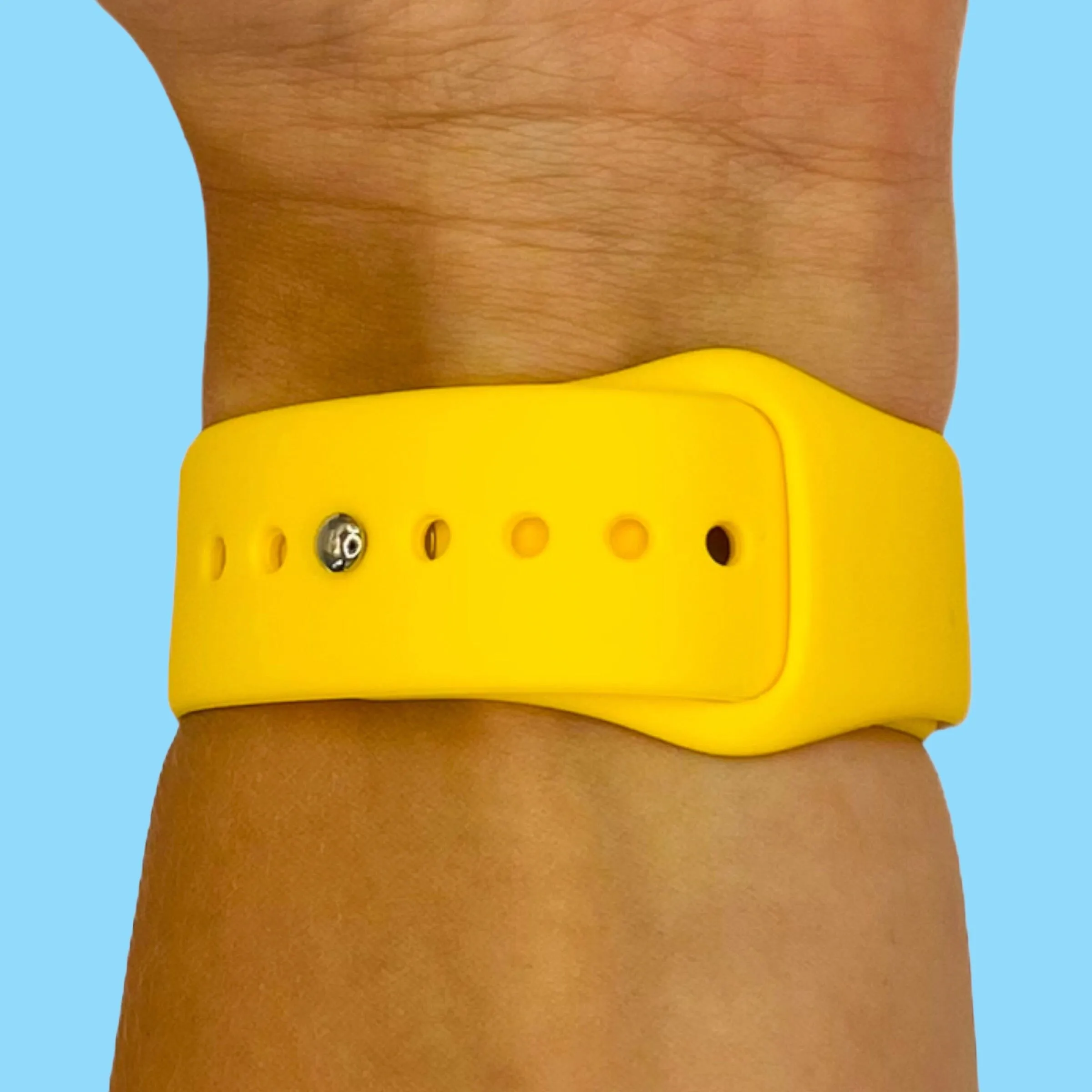 Silicone Button Style Watch Straps Compatible with Polar Ignite