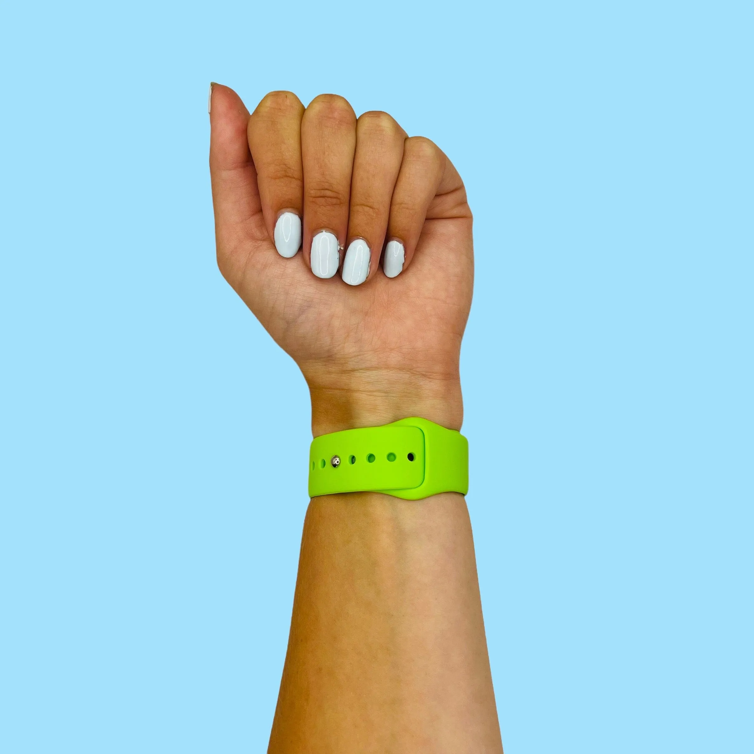 Silicone Button Style Watch Straps Compatible with Polar Ignite