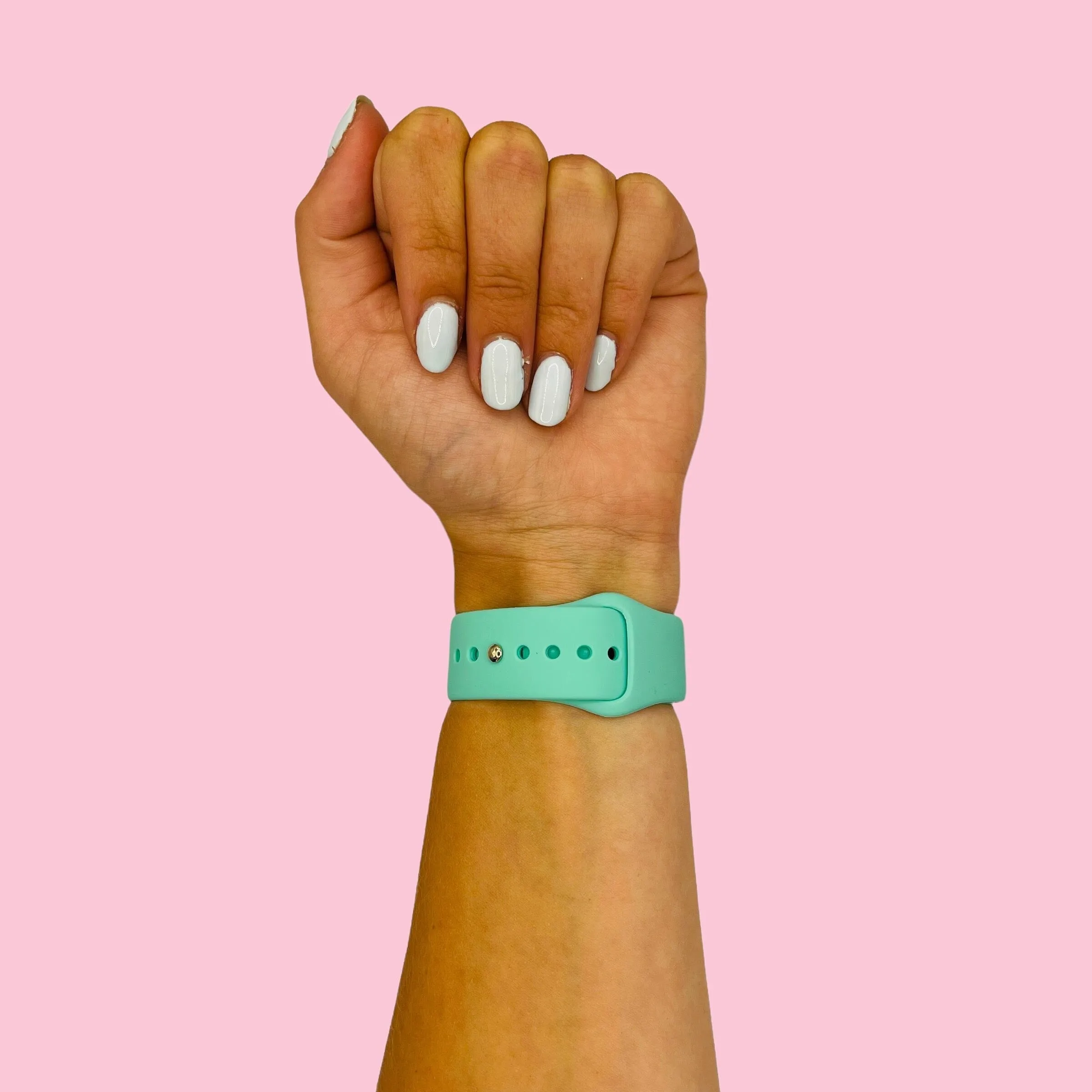 Silicone Button Style Watch Straps Compatible with Polar Ignite