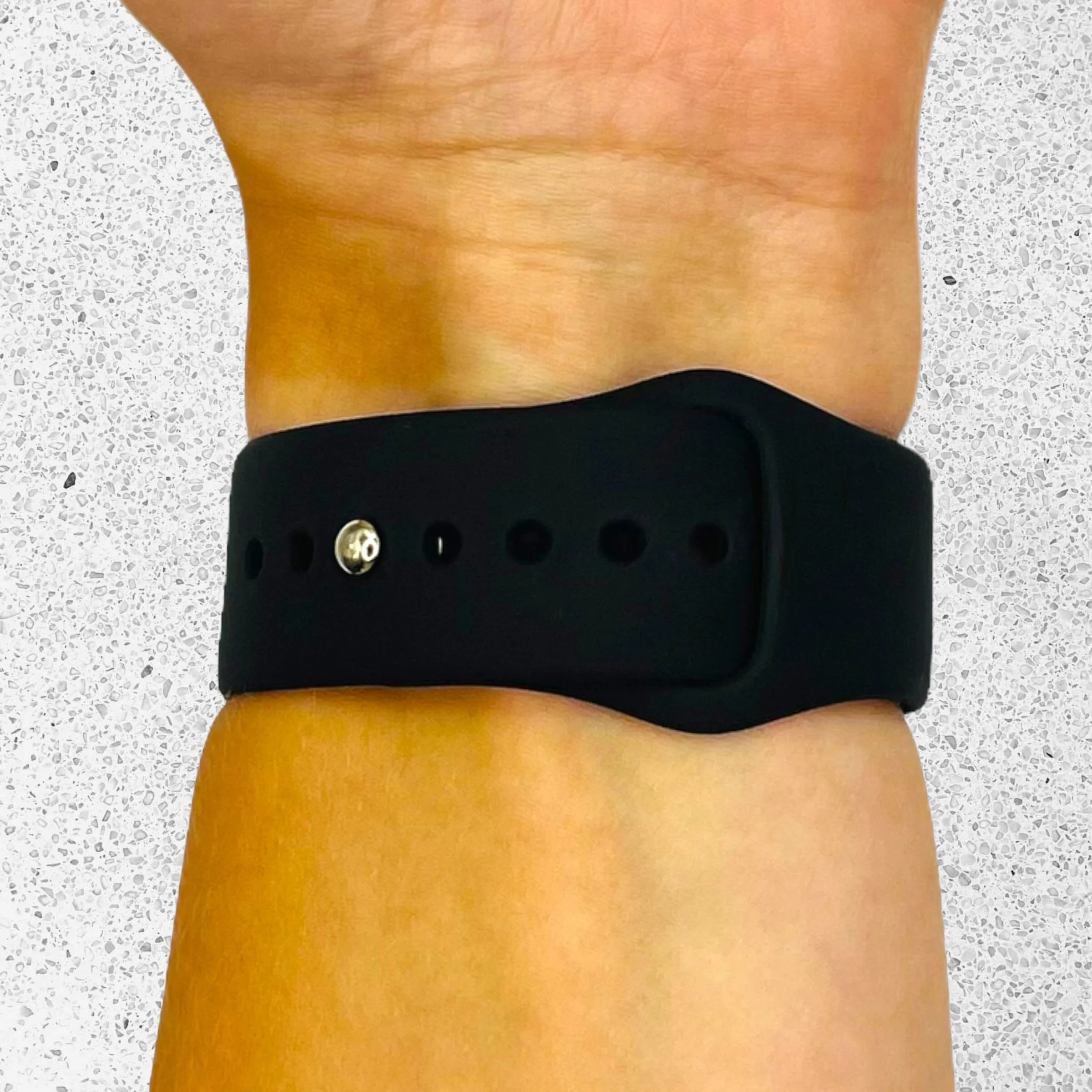 Silicone Button Style Watch Straps Compatible with Polar Ignite