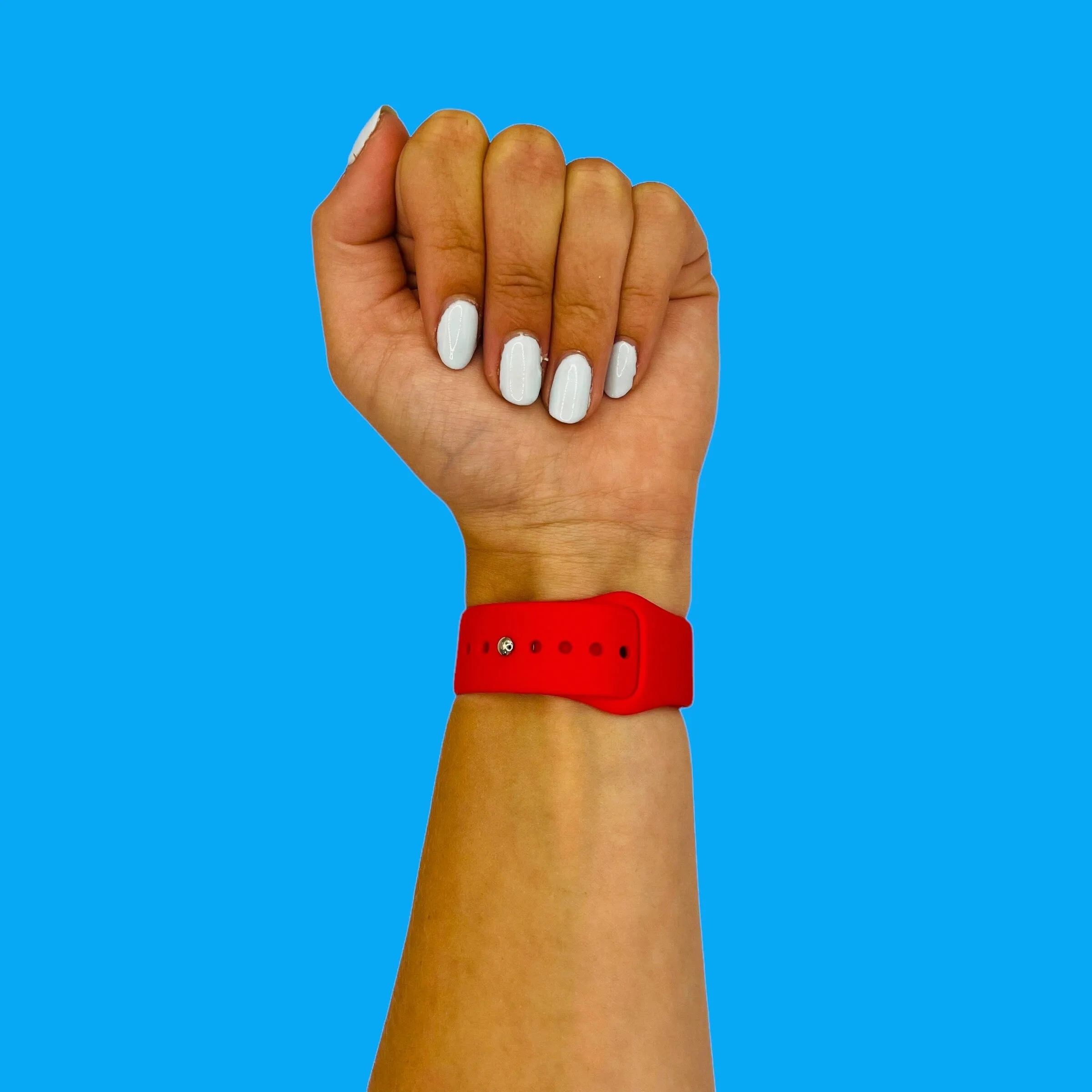 Silicone Button Style Watch Straps Compatible with Polar Ignite