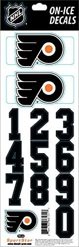 SportStar NHL On-Ice Decals Replacement for Philadelphia Flyers White Helmet