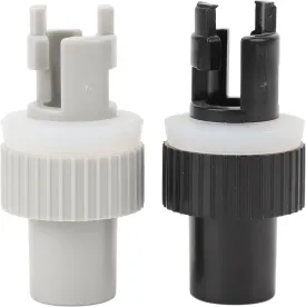 SYH&AQYE 2Pcs Inflatable Boat Pump Adapter Strong Sealing 8 Teeth Inflation 6 Teeth Deflation Kayak Air Valve Adapter for Inflatable Kayak Stand Up Paddle Board