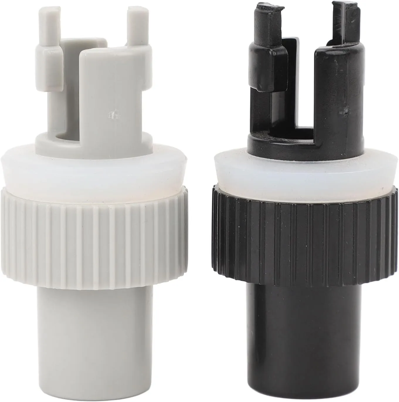 SYH&AQYE 2Pcs Inflatable Boat Pump Adapter Strong Sealing 8 Teeth Inflation 6 Teeth Deflation Kayak Air Valve Adapter for Inflatable Kayak Stand Up Paddle Board