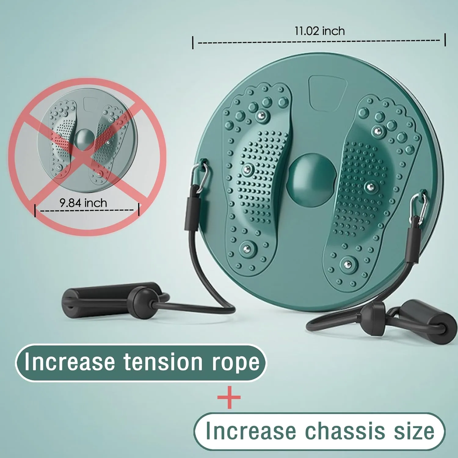 Waist Sculptor Twister Disc Board Twisting Exercise Machine, Lovely Core Ab Twist Plate Fitness Tool for Women