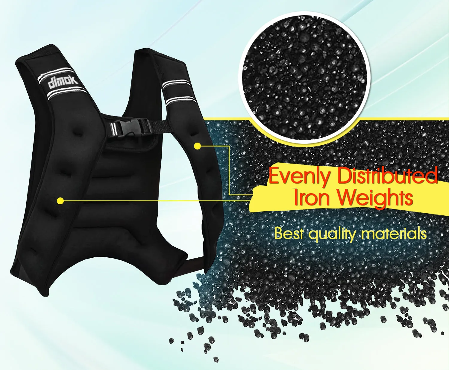 Weight Vest 12-20 LBS Workout Equipment Body Weighted Vest for Men Women Kids